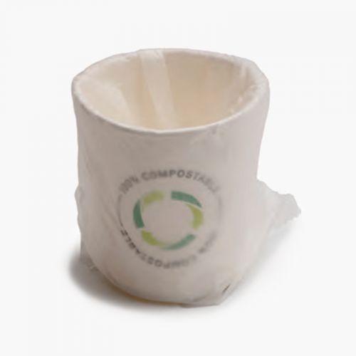 Vasos cartón enfundados Biodegradable (500 Uds)