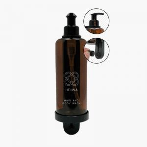 Soporte Botella Dosificadora ABS Negro