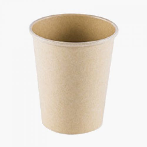 100 50/100/200 vasos desechables café kraft 240 ml cartón biodegradables para llevar bebidas calientes y frías servilletas ecológicas y agitadores de madera tazas para café te leche infusiones 