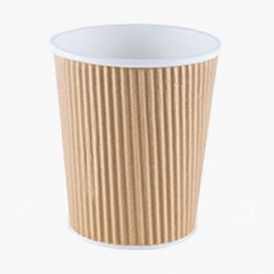 Vasos corrugado de Cartón Kraft