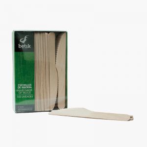 Cuchillo de madera 16,5cm (100 uds)