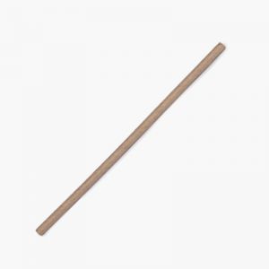 Cañas rectas de papel Kraft 20cm (100 uds)