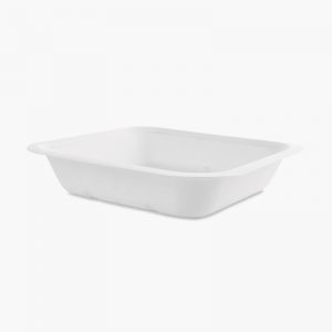 Bandeja con Tapa caña de azúcar 650 ml (50 Uds)