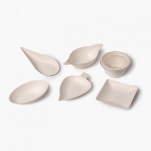 Salsera hoja de caña de azúcar (50uds) 2