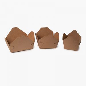 Envase Cartón Kraft (50 Uds)