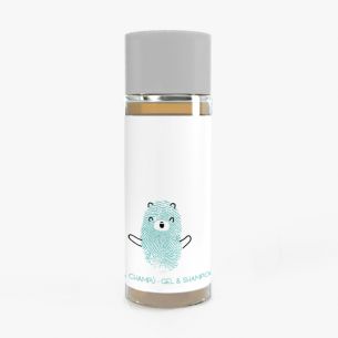 Botella Gel & Champú BIO KIDS PRINT Personalizable 30 ml