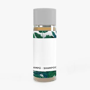 Botella Champú BIO LEAF GREEN Personalizable 30 ml