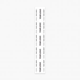 Etiquetas Tira Cierre Food Service (100 Uds)