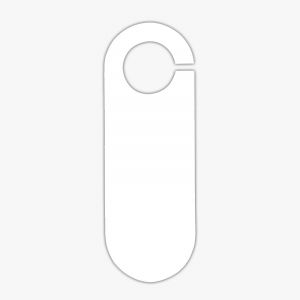 Cartel "No Molestar" Redondo Personalizado (100 Uds)