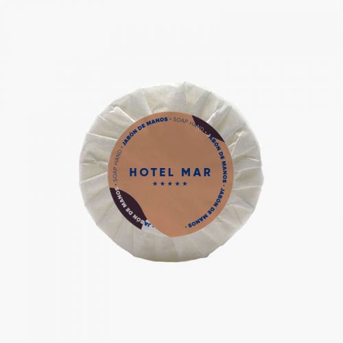 Pastilla jabón redonda plisé 15gr...