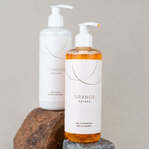Botella Orange Natura Gel de Ducha 300ml (24 Uds) 2