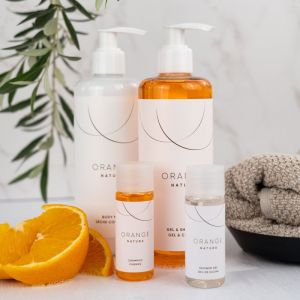 Botella Orange Natura Jabón de manos 300ml (24 Uds)