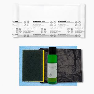 Kit limpieza apartamento y cocina: bayeta, salvauñas,...