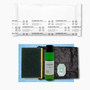 Kit limpieza apartamento y cocina: bayeta, salvauñas,...