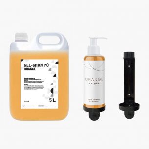 Pack Dispenser Gel & Champú Orange Natura