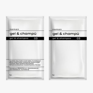 Sobre Gel + Champú NAMAN 10 ml (625 Uds)