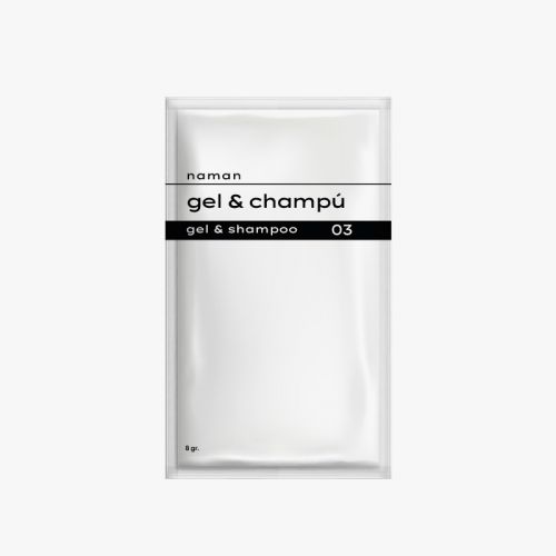 Sobre Gel + Champú NAMAN 10 ml (625 Uds)
