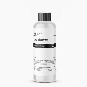 Botella NAMAN Gel de Ducha 300ml con tapón (24 Uds)