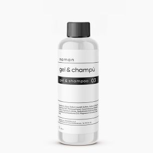 Botella NAMAN Gel-Champú 300ml con tapón (24 Uds)