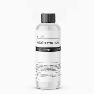Botella NAMAN Jabón de manos 300ml con tapón (24 Uds)