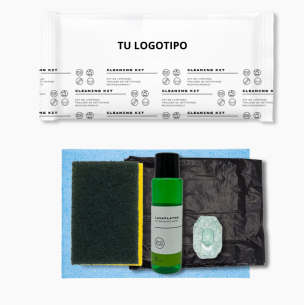 Kit limpieza apartamento y cocina: bayeta, salvauñas,... 2