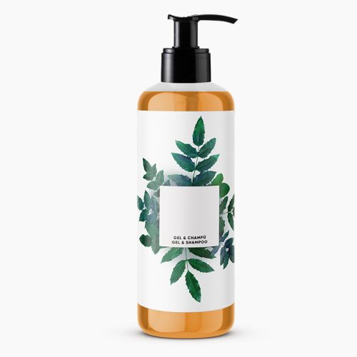 Botella Gel&Champú personalizable 300ml  (24 Uds)
