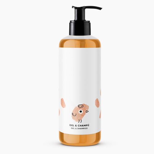 Botella Gel&Champú personalizable 300ml  (24 Uds)