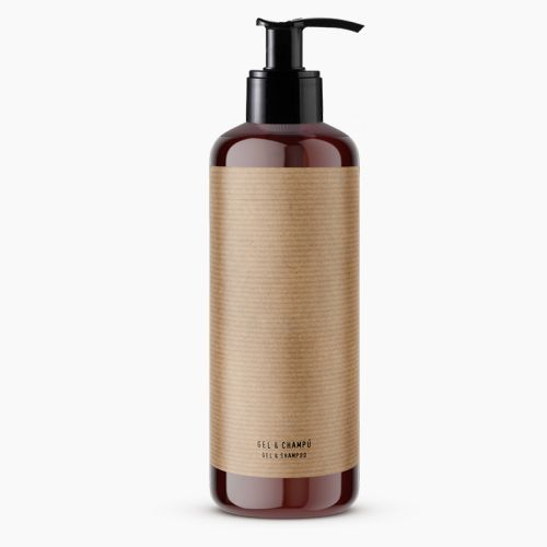 Botella Gel&Champú personalizable 300ml  (24 Uds)
