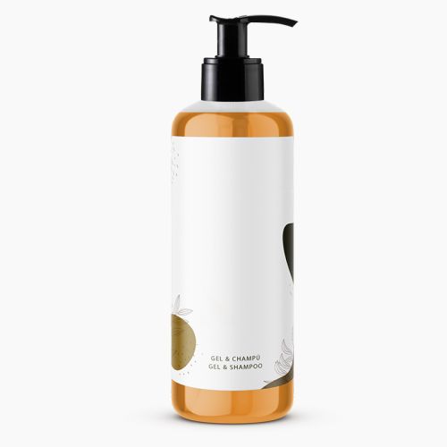 Botella Gel&Champú personalizable 300ml  (24 Uds)