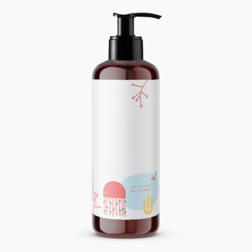 Botella Gel&Champú personalizable 300ml fumé...