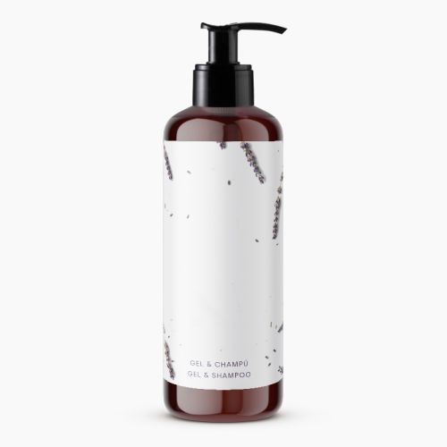 Botella Gel&Champú personalizable 300ml fumé...