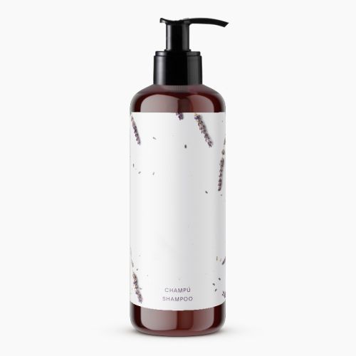 Botella Champú personalizable 300ml fumé  (24 Uds)
