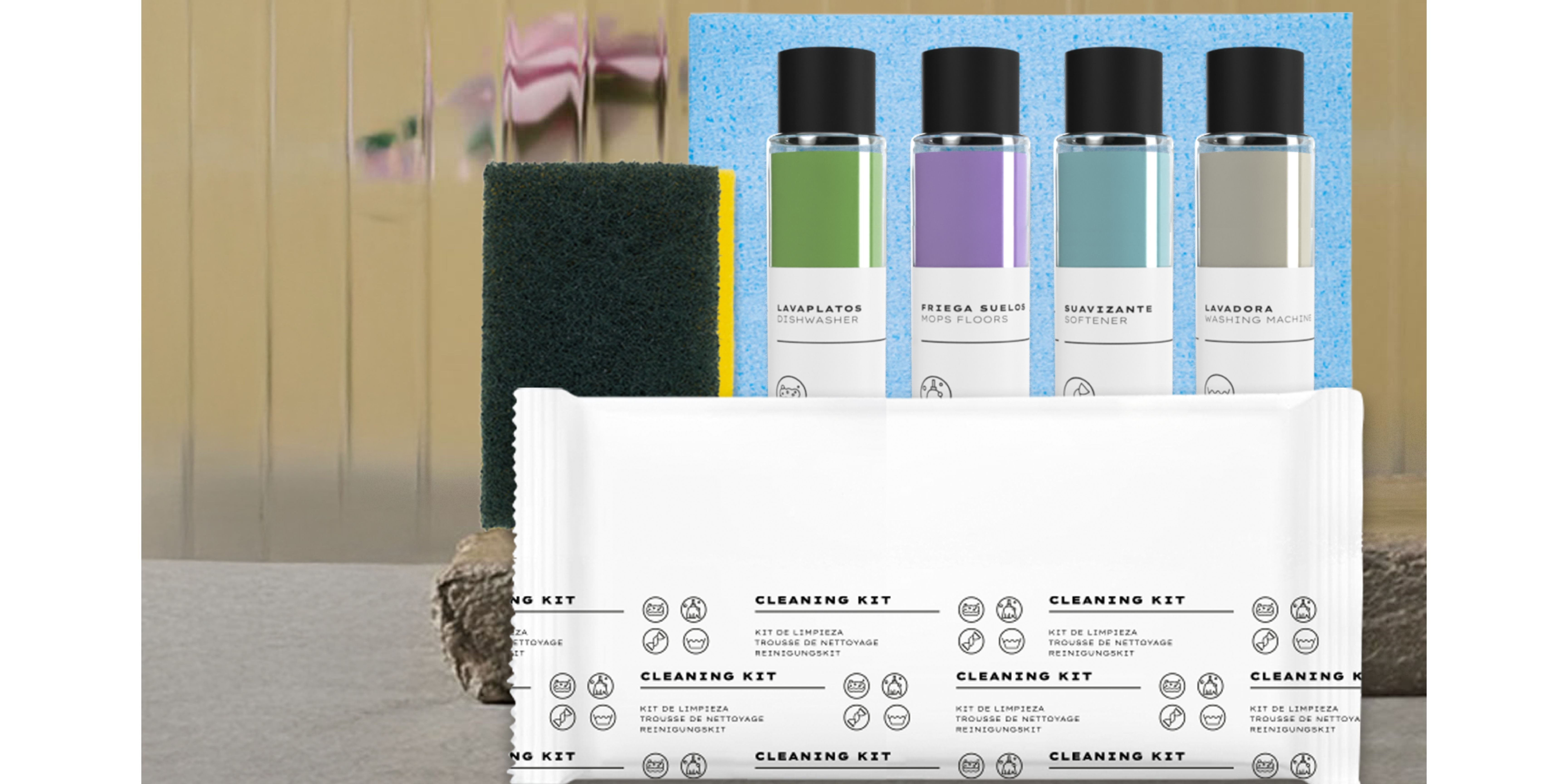 Kit de limpieza cocina para apartamentos turísticos y campings: higiene, comodidad y confianza para el huésped